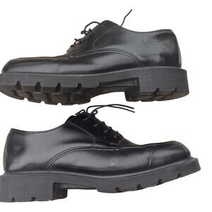 The Original Dr. Martens Shoes Oxford MADE IN ENGLAND Black Size 5 8782 Leather